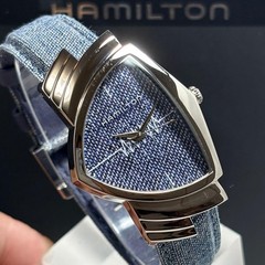 HAMILTON H244112 Quartz Men Wristwatch Blue