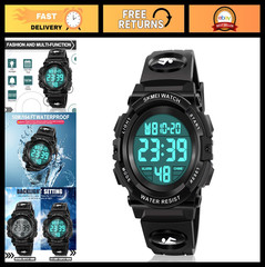 Waterproof LED Digital Watch for Kids – Perfect Gift for Boys & Girls