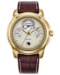 NEW CITIZEN ECO DRIVE CALENDRIER MOON PHASE DAY DATE MONTH WATCH BU0082-06P