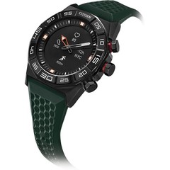 Citizen CZ Smart Hybrid 44mm JX1005-00E Heart Rate Fitness Watch Green Band NEW