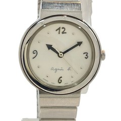 agnes b. Wristwatch Y151 0G10 Quartz Silver Ladies