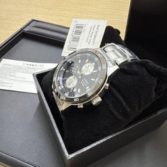 Seiko SSB031 Chronograph Watch Black Dial Quartz Mens Box Rare Working Japan
