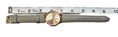 Monroe Classique Unisex 9.5″ Rose Gold Color Watch Leather Band- New Battery