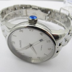 38mm Parnis Men Luxury Mechanical Watch Sapphire Miyota Automatic Stainless Band