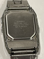 CASIO DBC-1500 Data Bank 150 Digital Calculator Watch Silver – WORKING