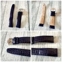 Celine Men’s Navy Watch Round Battery Replaced Genuine Cleaned Used