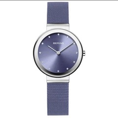 Bering Women’s Watch Classic 10131-909 Lavender Dial Mesh Stainless Steel