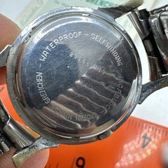 CROTON AQUAMATIC Self-Winding LINEN Dial Wrist Watch 1956 360EL Runs READ PAPER!