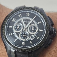 Michael Kors MK8067 Silicone-Wrapped Steel Bracelet Watch | Pre-Owned