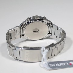Lorus Stainless Steel Blue Dial Chronograph Men’s Sports Watch RM393JX9