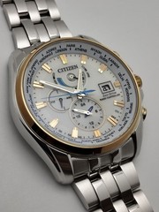 Citizen Double Direct Flight World Time Solar Watch wrist 20.5cm/8.1in