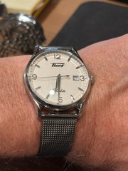 Tissot Heritage Visodate Silver Opalin Dial Men’s Watch T1184101127700