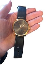 Invicta Men’s 22933 I Force Quartz Stainless Black Dial. Black Leather. New