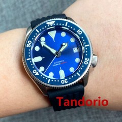 20ATM Diver Tandorio 37mm Sapphire Glass Ceramic Bezel Lume Japan NH35 Men Watch