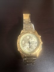 SEIKO Watch 7T32-6M59 Men’s Chronograph Alarm Vintage 1992 Gold Tone Dateâ