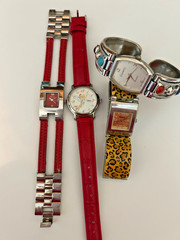 Womens Watches Lot of 4 Quartz – Disney, Xanadu, Gramercy, Geneva NEED BATTERYS