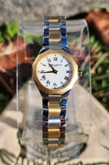 Baume & Mercier Mini Riviera 65507 Stainless / 18K Yellow Gold 22mm Ladies Watch