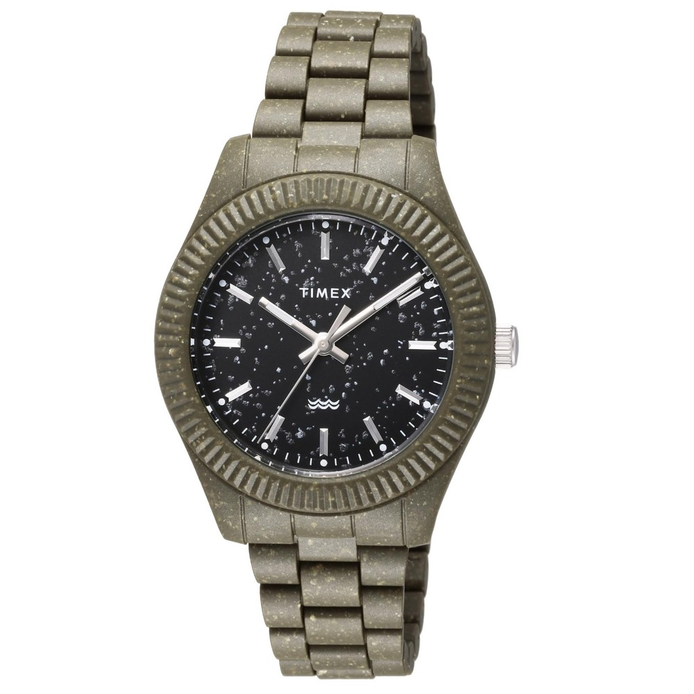 TIMEX Waterbury Legacy TW2V77100 Black Stainless Steel Men’s Watch New in Box