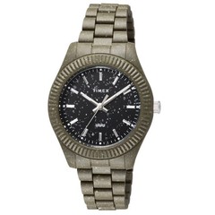 TIMEX Waterbury Legacy TW2V77100 Black Stainless Steel Men’s Watch New in Box