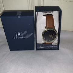 George Men’s Watch With Box Long Life Battery