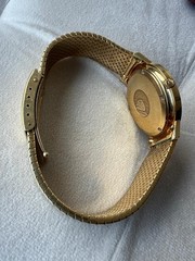 Omega Constellation yellow gold vintage chronometer wrist watch Ref. 168.004