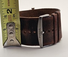 Super Rare Fossil JR-9321BAW Flip Dial Men’s Watch ~Look !!