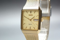 New Batt [N MINT] SEIKO MAJESTA 9533-5000 Gold Kanji/Eng Quartz Men’s From JAPAN
