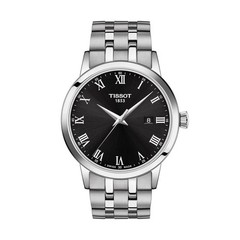 Tissot Men’s T-Classic Quartz Black Dial Watch – T1294101105300 NEW