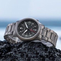 BERNY Titanium Watches for Men, Men’s Field Wrist Watch 5ATM Waterproof, Lumi…
