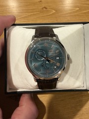 Orient Bambino Version 9 41.5mm Day-Night Green with Rose Gold RA-AK0805E30B