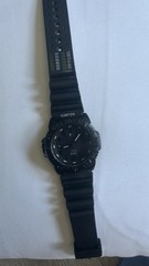 Luminox F-117 Nighthawk 44mm Black Dial Quartz 200m Leather Strap Watch