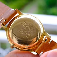 Citizen Jet Auto Dater 27 Jewels Gold Case Automatic Watch 37mm