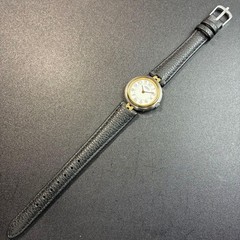 Hermes Profile Ladies Gold White Quartz Wristwatch Japan Working 073715