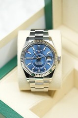 Gents Steel & White Gold Rolex Sky Dweller (2022) 326934 Factory Blue Dial