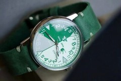 Sputnik Day and Night Watch Wrist Vintage Soviet Mechanical USSR Rare