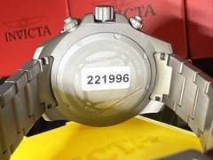 Invicta Commander TI-22 Titanium Men’s 48mm Yellow Black Chrono Watch 49492