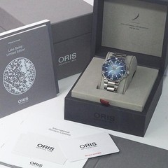 Oris Aquis Lake Baikal LE 1999 01 733 7730 4175 Blue Dial Automatic 300M Men’s