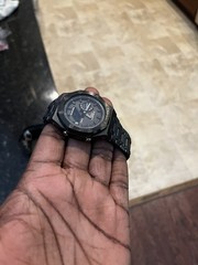 New Casio G-Shock GA2100 BLACKOUT Custom MOD All Black Color Stainless Steel