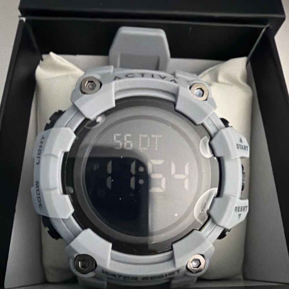 Activa Kadron X Invicta Digital Grey Men’s Watch – 53mm