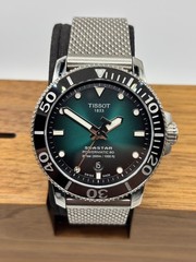 Tissot Seastar 1000 Powermatic 80 Automatic T120.407.11.091.00 Green Mesh