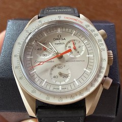 OMEGA x Swatch MoonSwatch Chronograph Watch Used Working w/ Box Manuals