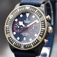 TUDOR Pelagos FXD Red Bull Racing Chrono M25807KN-0001 Complete Set Box & Papers