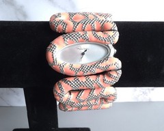 Roberto Cavalli Cleopatra Women’s Coral Snake Analog Watch – New With Tags
