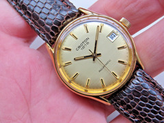 Vintage men’s automatic wristwatch CROTON 1878 AQUAMATIC Eta 2873