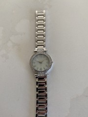 FMD Women’s Watch Silver Tone Bracelet NEEDS BATTERY INSTALLED