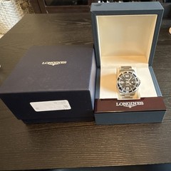 Longines HydroConquest Automatic Black Dial 300m Diver 41mm SS Bracelet Box