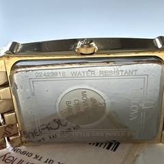 BULOVA Men’s Gold-Tone Diamond Stainless Steel Watch – 97F52