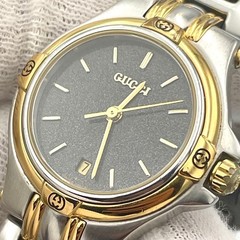 GUCCI 9040L Ladies’ Watch Combo Gold Date Quartz