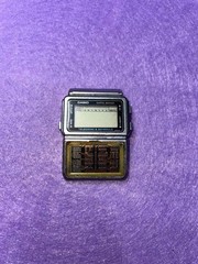 Vintage Casio DBC-600G Telemo Schedule Databank Calculator Watch For Parts Only