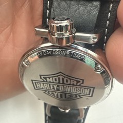 BULOVA HARLEY DAVIDSON 76B185 ROTATING CASE LEATHER CUFF WATCH – NEW BATTERY